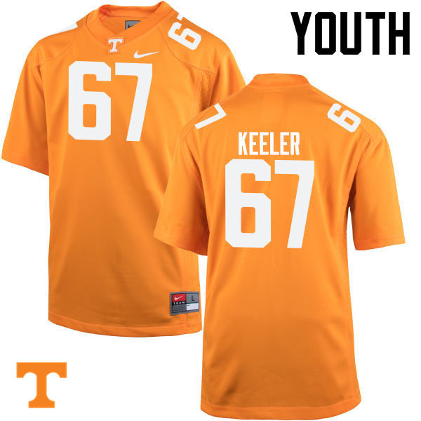 Youth #67 Joe Keeler Tennessee Volunteers College Football Jerseys-Orange